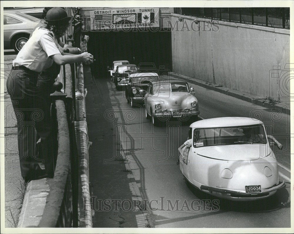 1980 Press Photo Antique Cars on Parade - Historic Images