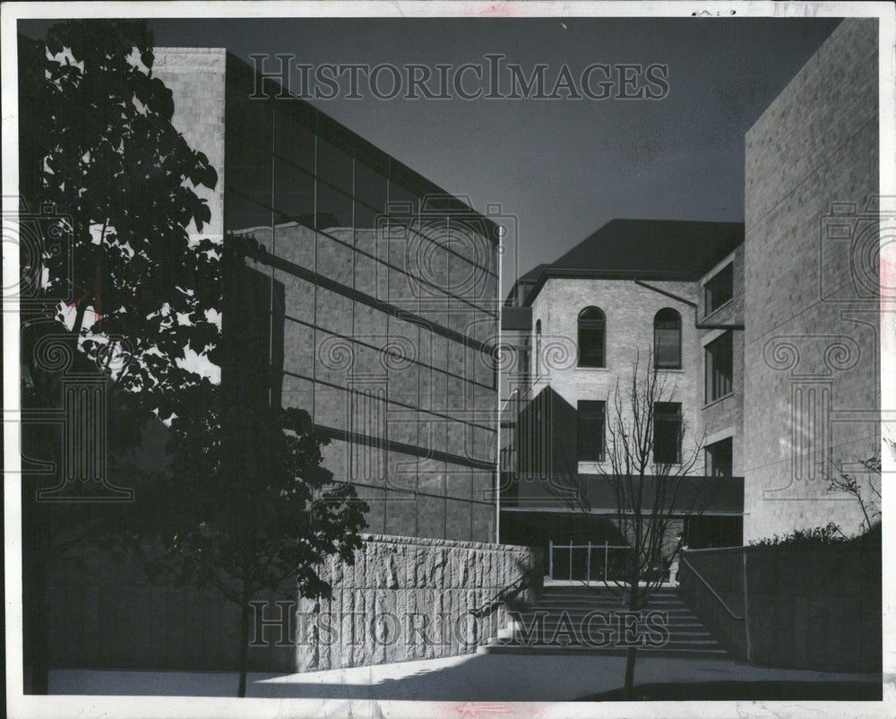 1978 Press Photo University Detroit Law School Library - Historic Images