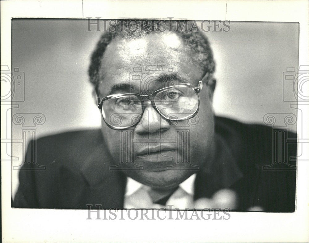 1986 Press Photo Charlie Primas principal - Historic Images