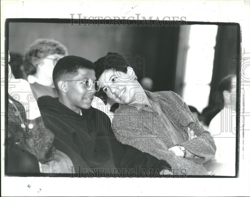 1993 Press Photo Deborah Prothrow-Stith Percy Timilty - Historic Images