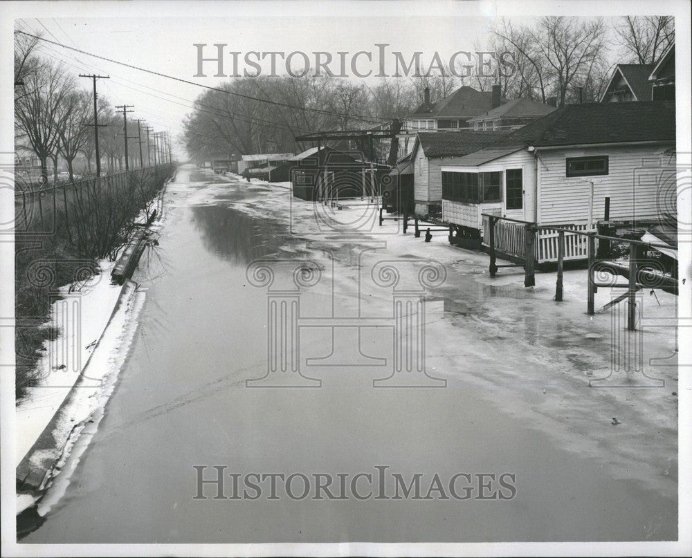 1952 Press Photo Fox Creek Korte River - Historic Images