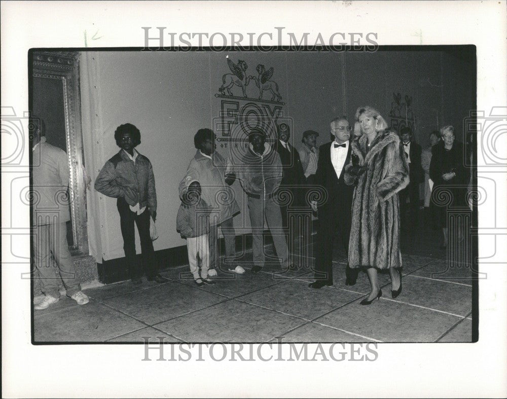 1988 Press Photo Detroiters Eugene Woods Shadinka Jones - Historic Images