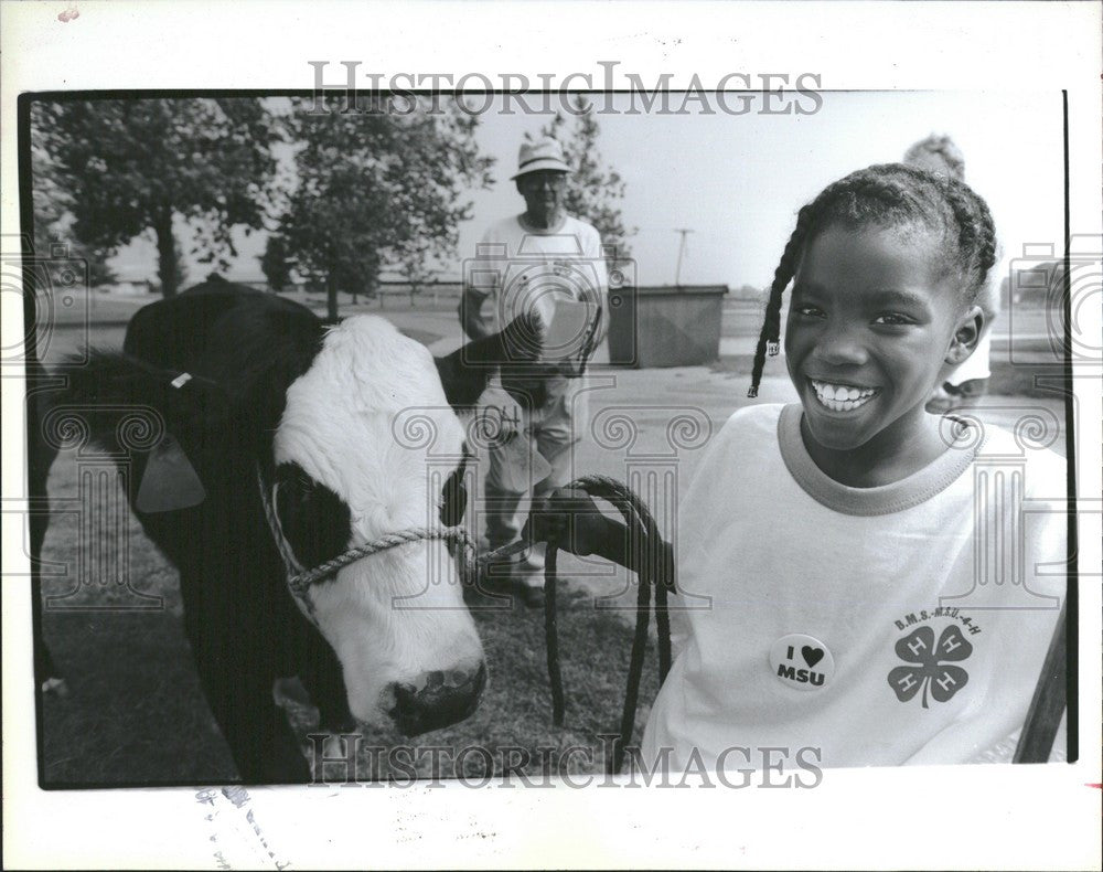 1992 Press Photo 4-H Club Michigan State University - Historic Images