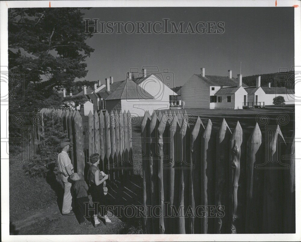 1963 Press Photo Fort Wilkins State Park museum mining - Historic Images