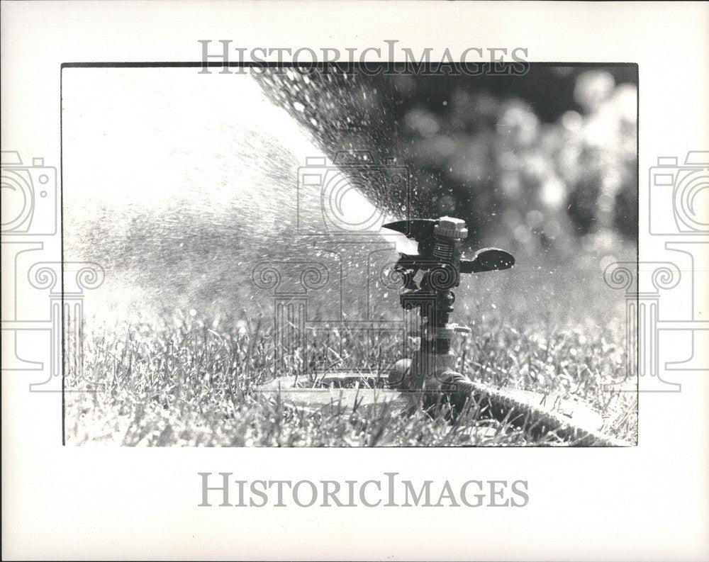 1989 Press Photo Kenosha Wisconsin water problems - Historic Images