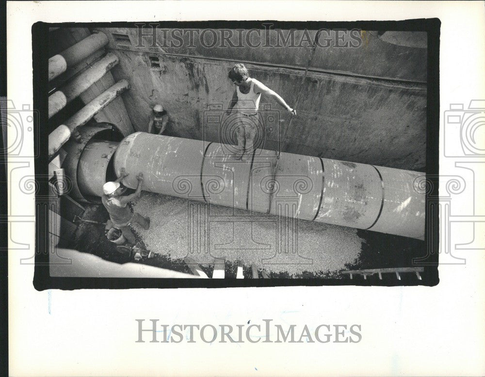 1989 Press Photo DuPage Water Commission - Historic Images