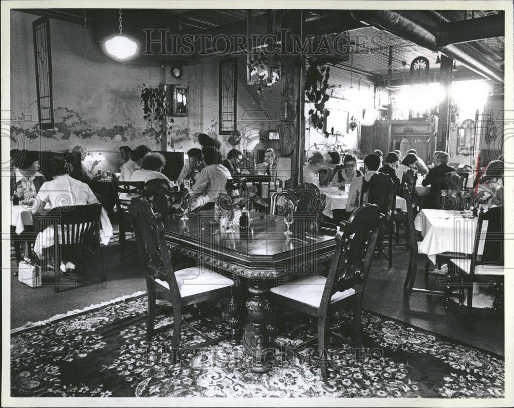 1978 Press Photo Franklin Street East restaurant - Historic Images