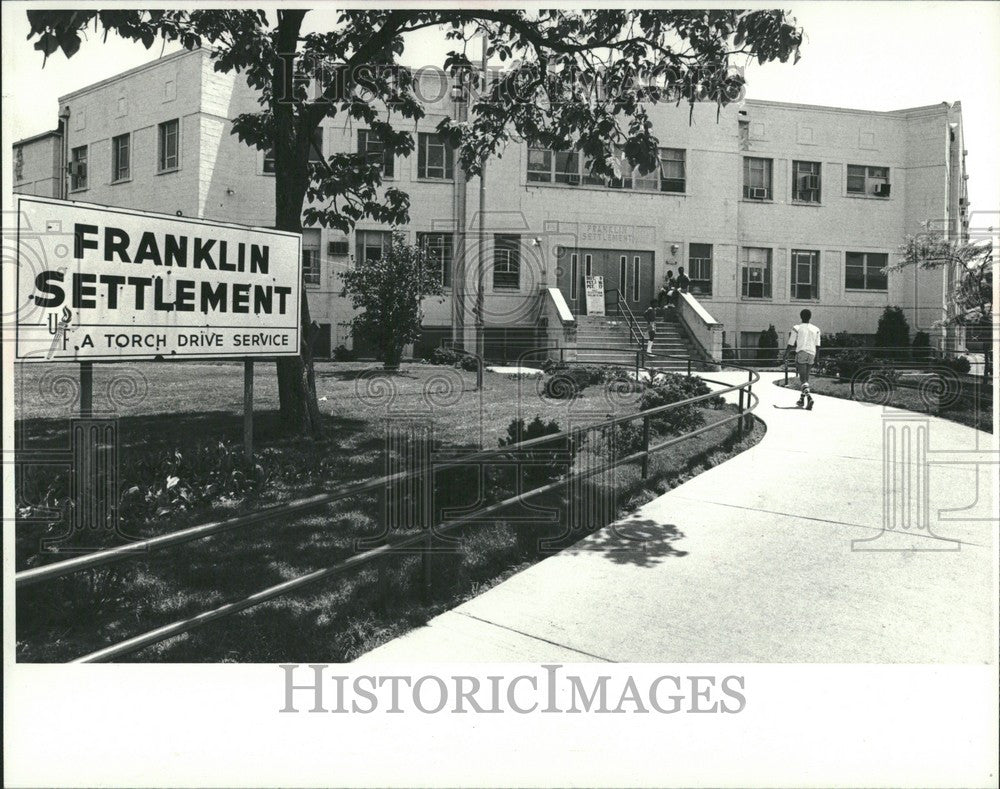 1981 Press Photo Franklin Wright Settlement - Historic Images