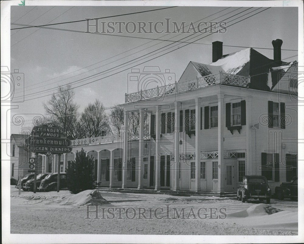 1947 Press Photo Zehnder&#39;s Frankemuth Restaurant - Historic Images