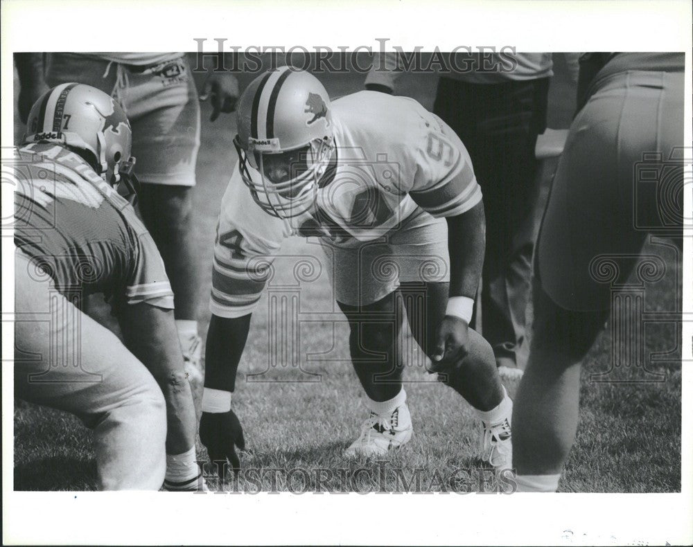 1991 Press Photo Kelvin Pritchett American Football - Historic Images