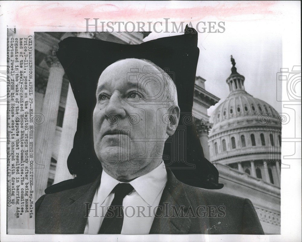 1969 Press Photo Rep., Melvin Price, D- Ill. - Historic Images