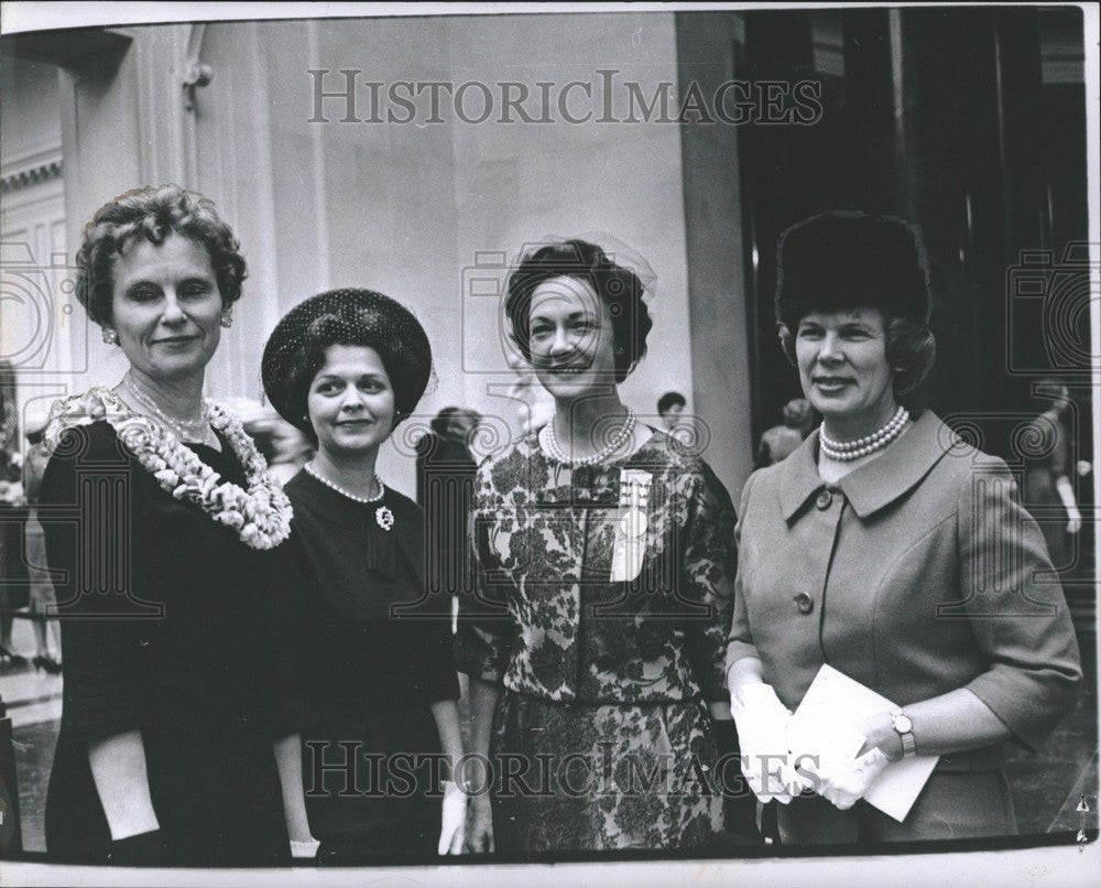 1961 Press Photo Mildred Jeffrey Margaret Price MI dems - Historic Images