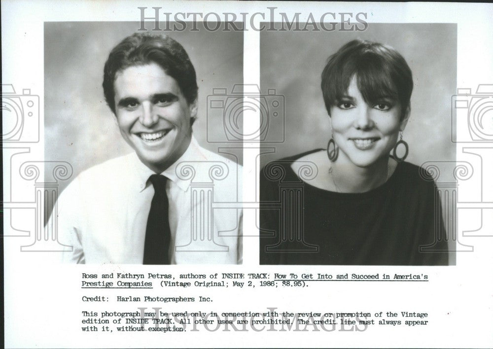 Press Photo Ross and Kathryn Petras - Historic Images