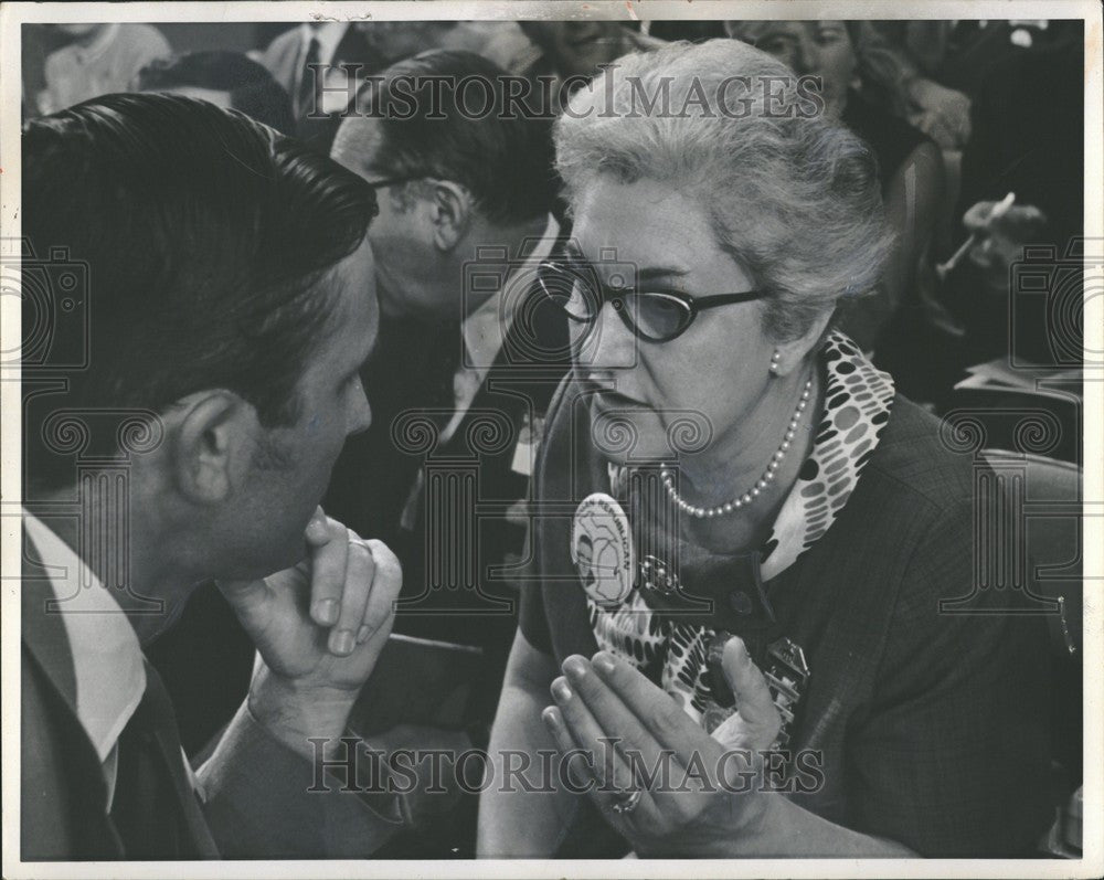 1969 Press Photo Elly M Peterson Politician - Historic Images