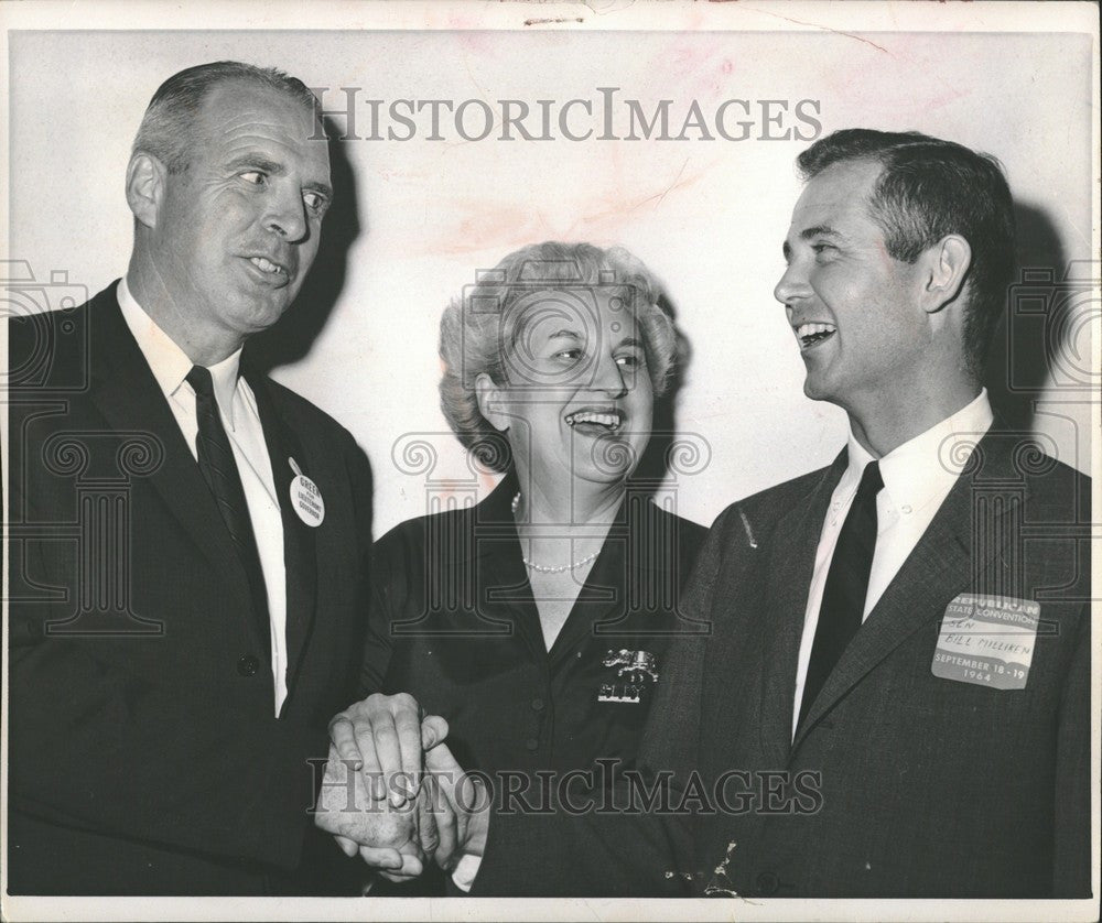 1965 Press Photo Elly Peterson William Milliken Party - Historic Images