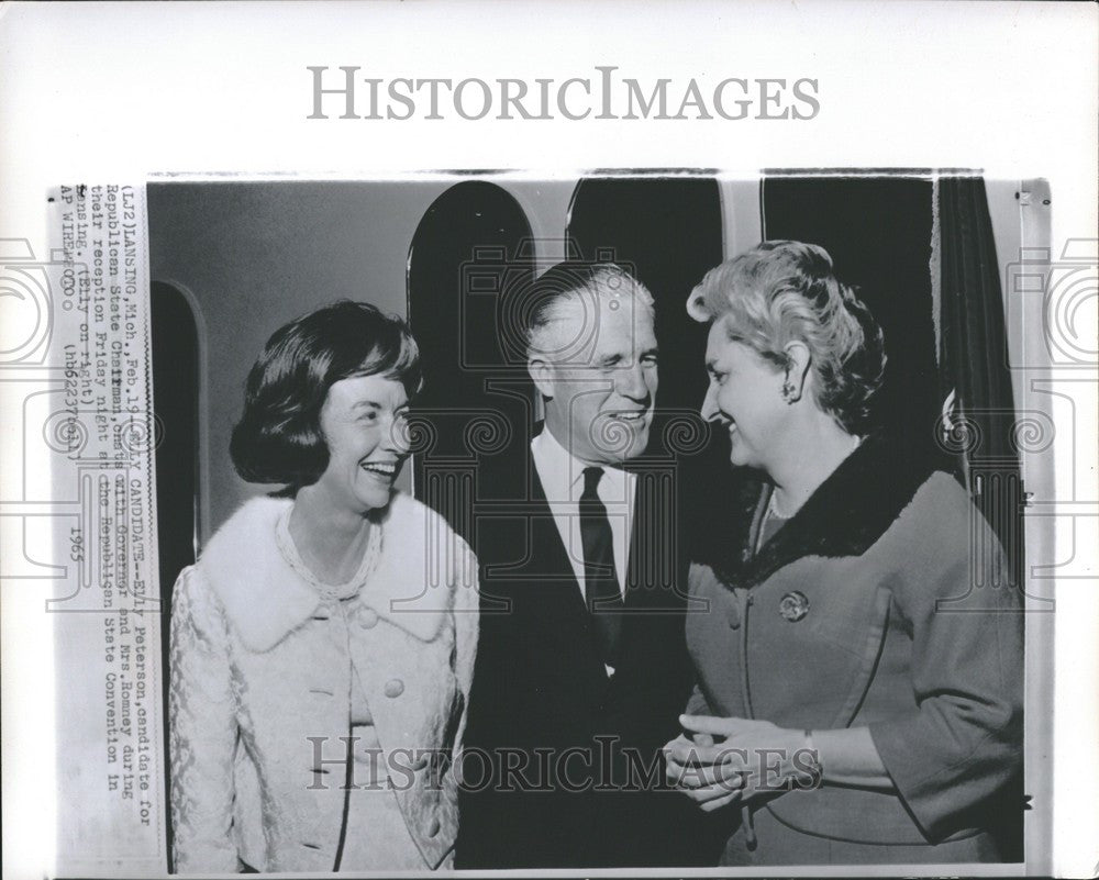 1965 Press Photo Elly Peterson candidate Republican - Historic Images