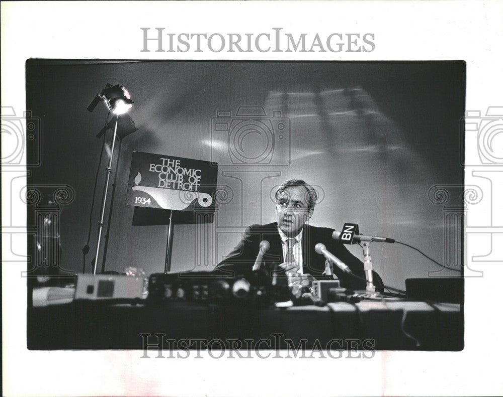 1986 Press Photo David Peterson Premier Ontario - Historic Images