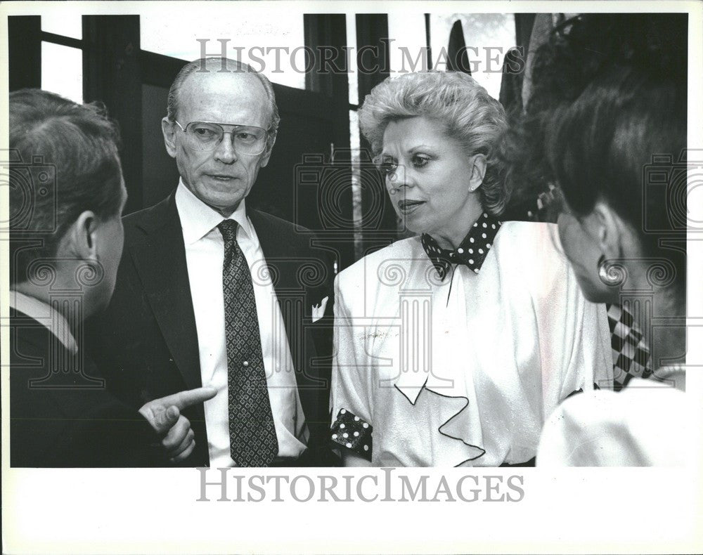 1988 Press Photo Donald Petersen Jody Petersen - Historic Images