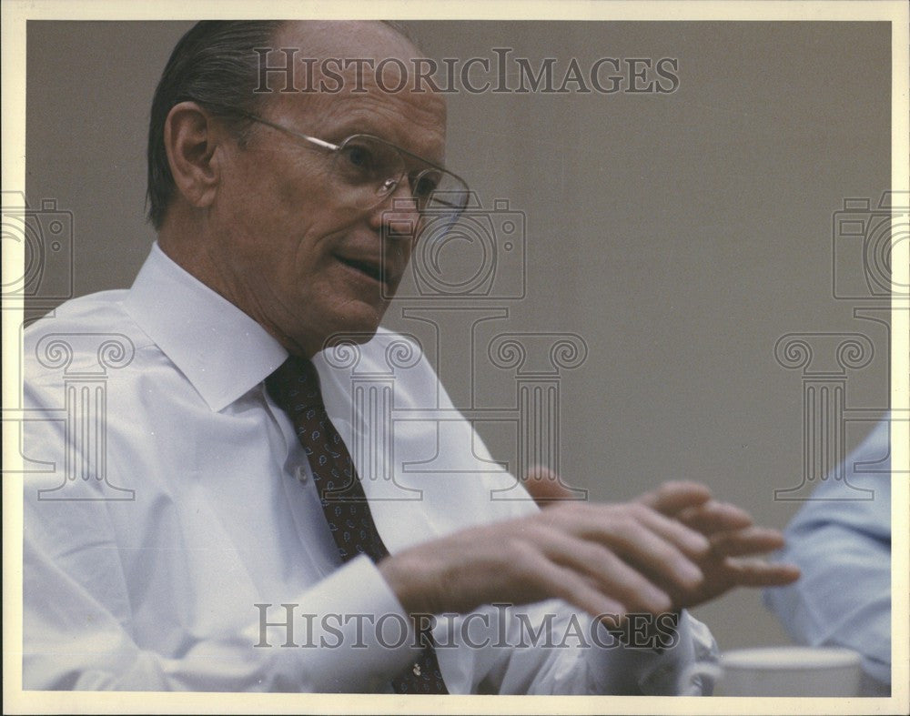 1989 Press Photo American businessman - Historic Images