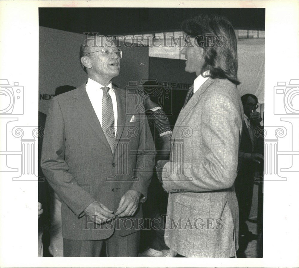 1987 Press Photo Petersen USA businessman CEO Chairman - Historic Images