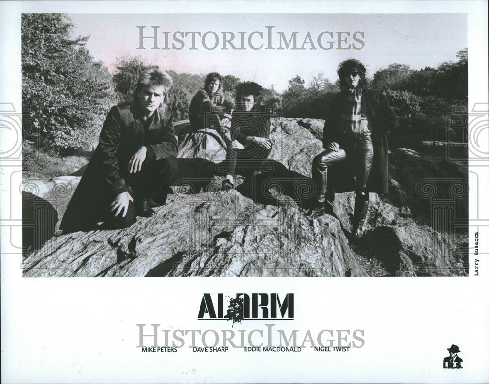 1985 Press Photo Mike Peters Musician - Historic Images