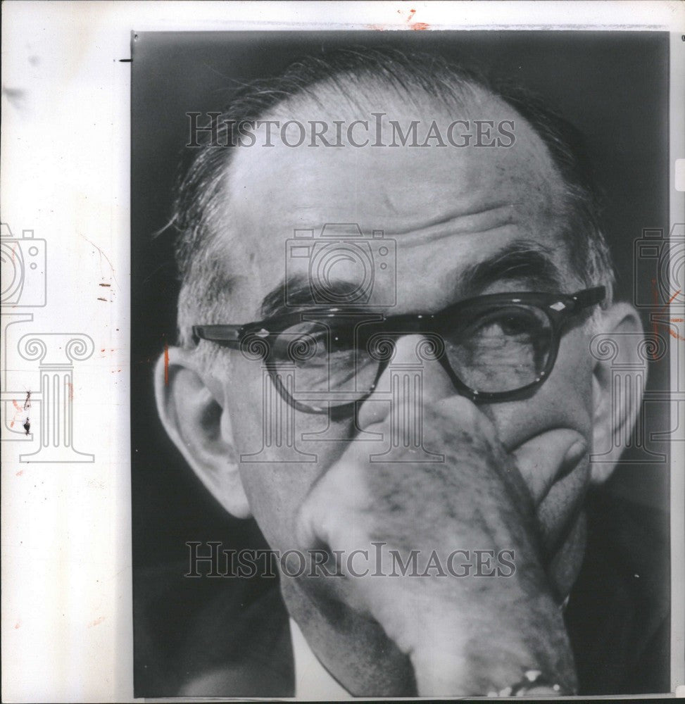 1966 Press Photo Senator William Fulbright - Historic Images