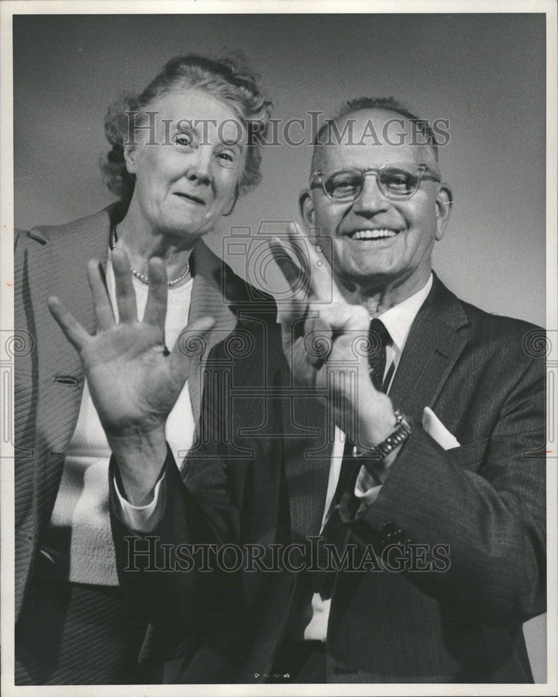 1965 Press Photo FreePress Religion writer AdrianFuller - Historic Images