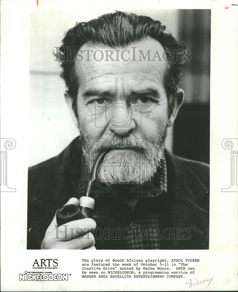 1993 Press Photo PLAYWRIGHT ATHOL FUGARD  SOUTH AFRICA - Historic Images