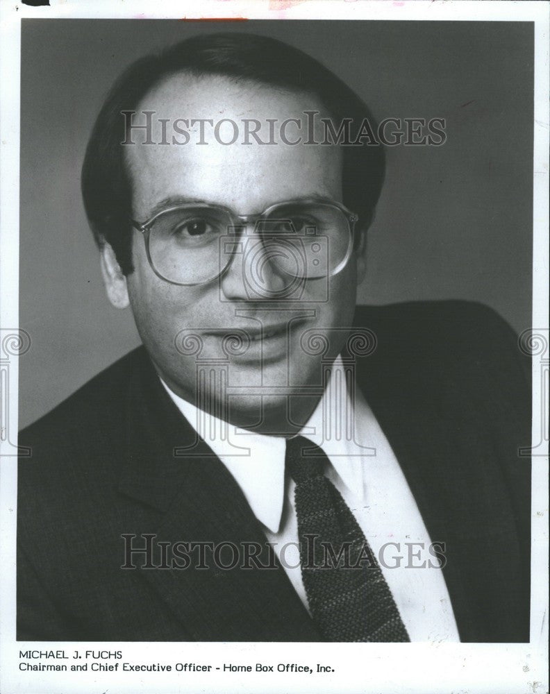 1984 Press Photo Michael J. Fuchs Executive Producer - Historic Images