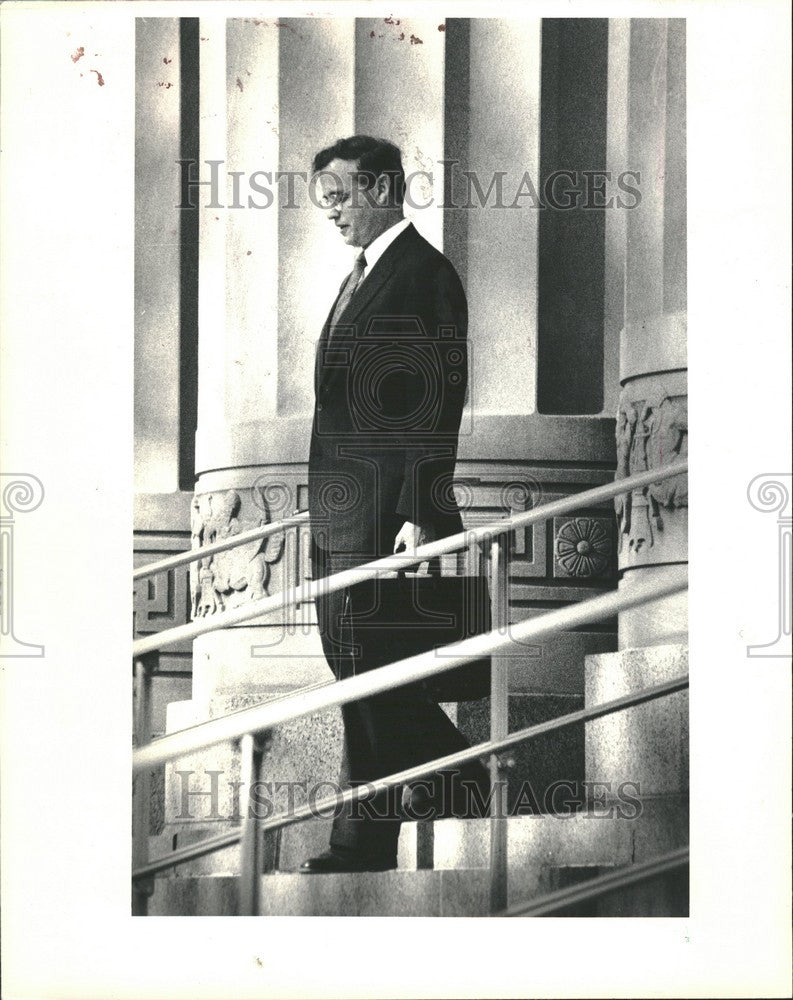 1987 Press Photo Harold Shapiro - Historic Images