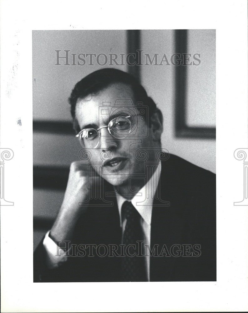 1982 Press Photo Harold S. Shapiro professor - Historic Images