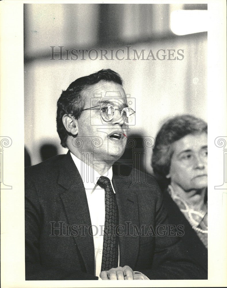 1982 Press Photo Harold S. Shapiro professor - Historic Images