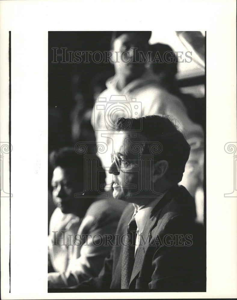 1987 Press Photo Harold Shapiro U of M president - Historic Images