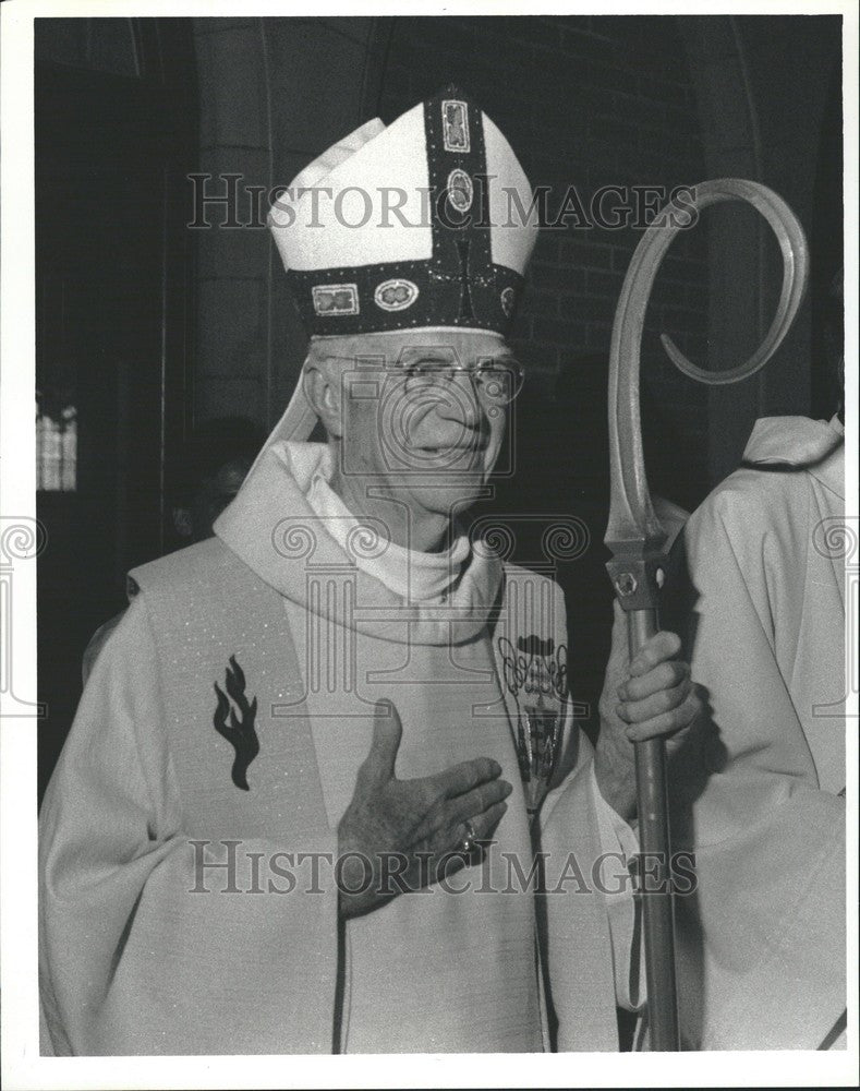 1988 Press Photo John Francis Dearden Cardinal Bishop - Historic Images