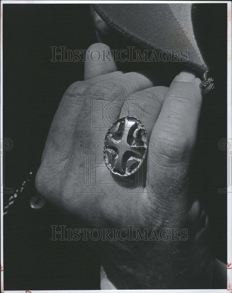 1970 Press Photo Pardinac John Dearden Ring archbishop - Historic Images