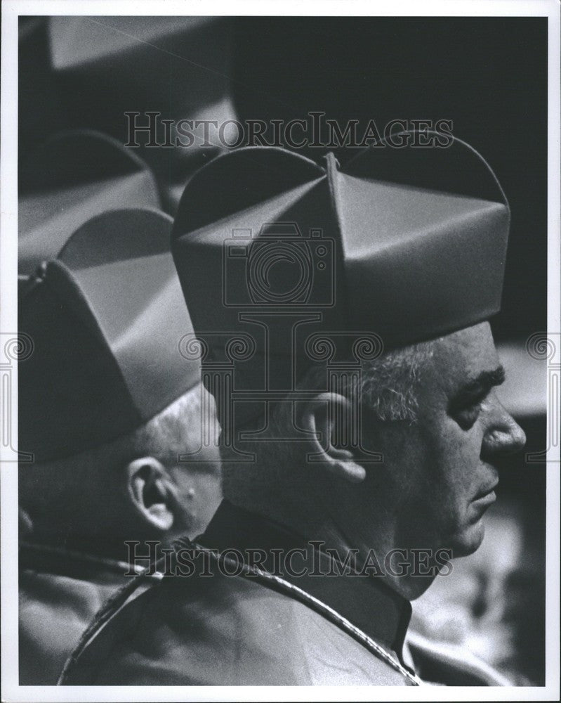 Press Photo John Cardinal Dearden In Rome - Historic Images