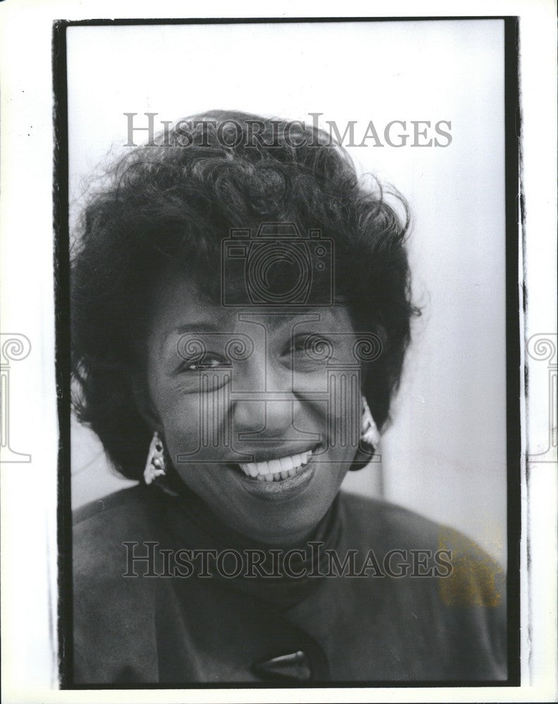 1990 Press Photo betty fry southwest detroit hospital - Historic Images