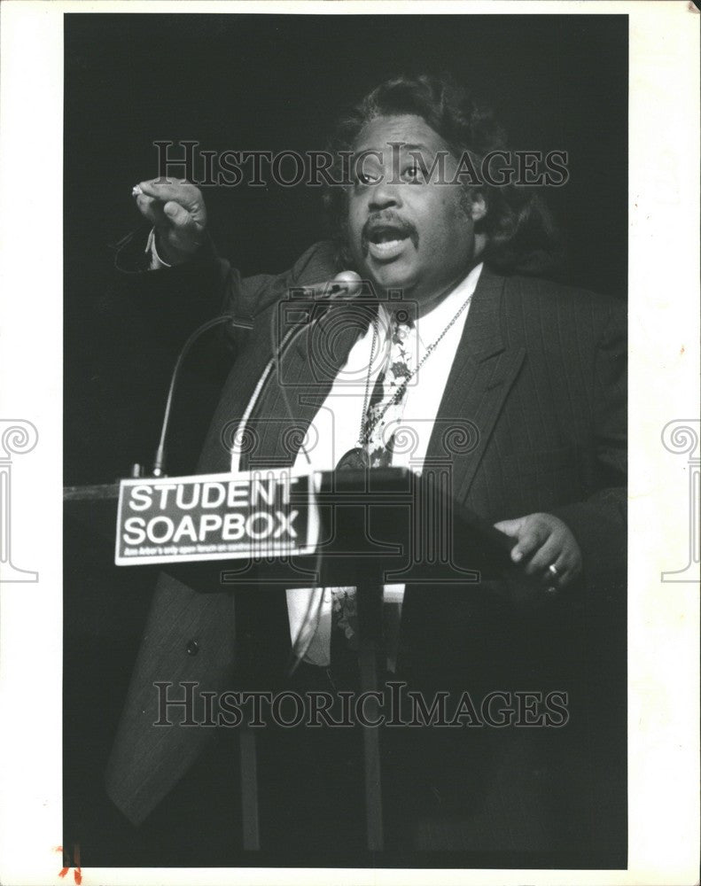 1991 Press Photo Virgil L. Sharpton Vice Chancellor - Historic Images