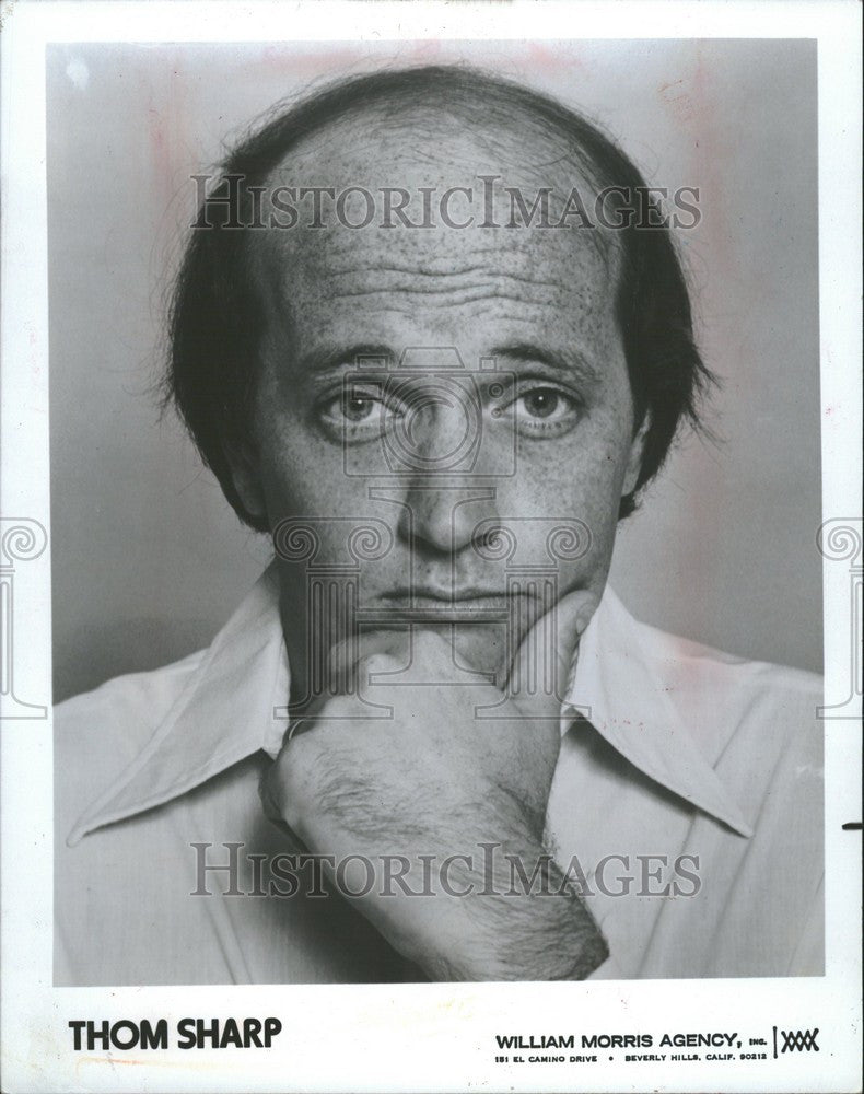 1981 Press Photo Thom Sharp - Historic Images