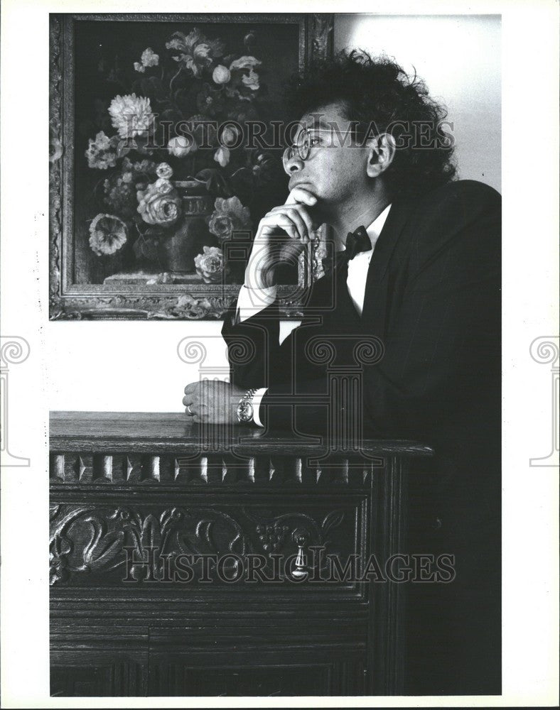 1991 Press Photo Augustin Arbula president Michigan Bar - Historic Images