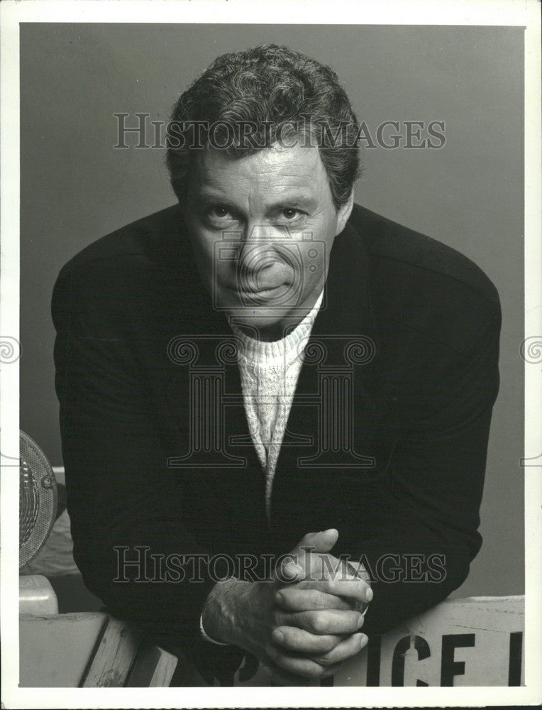 1990 Press Photo William Shatner actor musician author - Historic Images