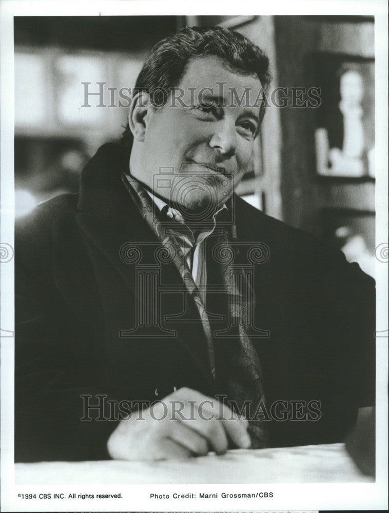 1995 Press Photo William Shatner A Silent Betrayal Film - Historic Images