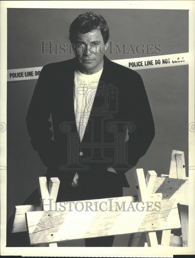 Press Photo William Shatner TJ Hooker James Kirk - Historic Images