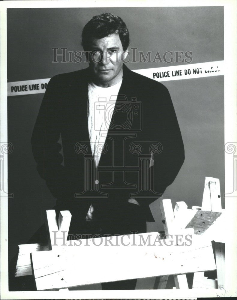 1989 Press Photo William Shatner  actor - Historic Images