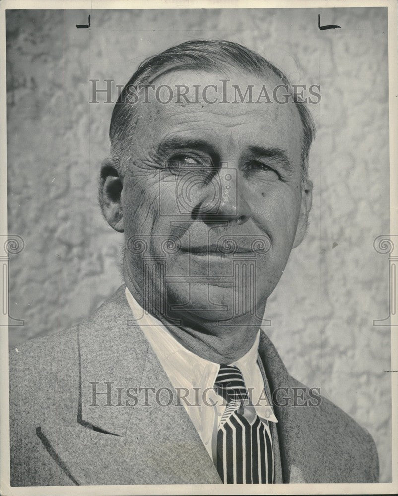 1948 Press Photo Clark Shaughnessy   Head coach - Historic Images