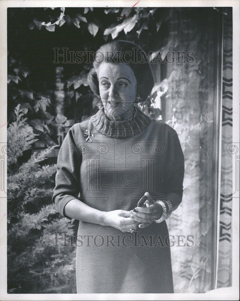 1966 Press Photo Mrs. Pipsan Saarinen Swanson - Historic Images