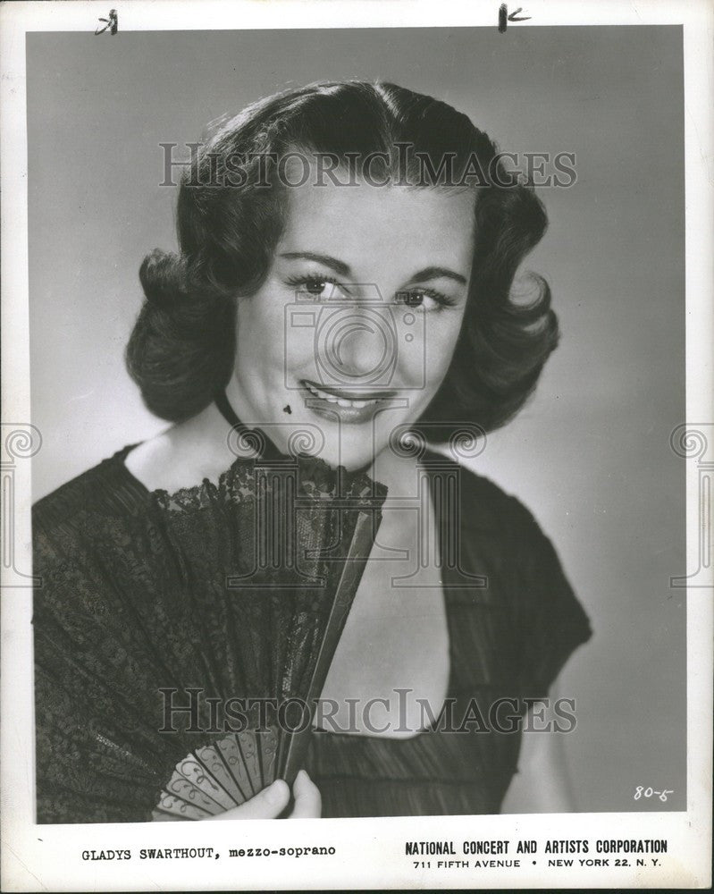 1946 Press Photo Gladys Swarthout soprano opera singer - Historic Images