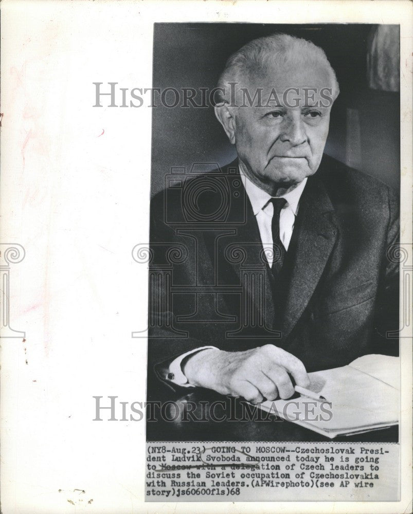 1979 Press Photo Ludvik Svoboda Czechoslovak President - Historic Images