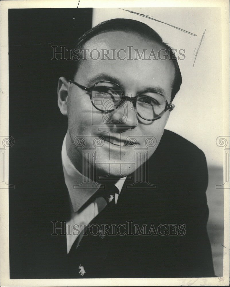 1961 Press Photo Donald Swann British composer - Historic Images