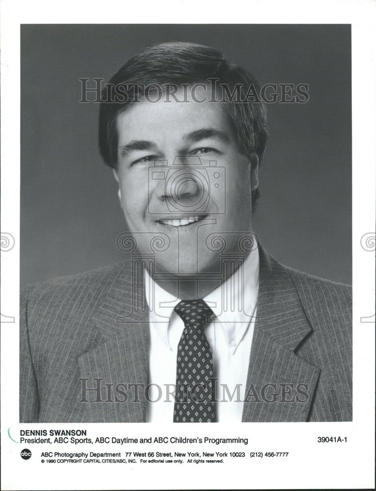 1992 Press Photo Dennis Swanson ABC - Historic Images